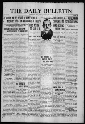 The Daily Bulletin (Brownwood, Tex.), Vol. 15, No. 168, Ed. 1 Sunday, April 30, 1916