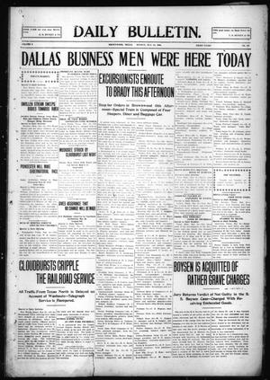 Daily Bulletin. (Brownwood, Tex.), Vol. 9, No. 187, Ed. 1 Monday, May 24, 1909