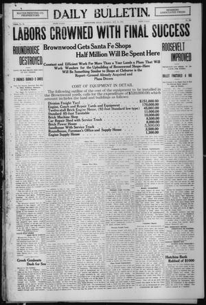Daily Bulletin. (Brownwood, Tex.), Vol. 12, No. 306, Ed. 1 Thursday, October 17, 1912