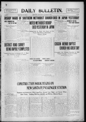 Daily Bulletin. (Brownwood, Tex.), Vol. 9, No. 290, Ed. 1 Monday, September 20, 1909