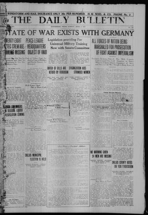 The Daily Bulletin (Brownwood, Tex.), Vol. 16, No. 144, Ed. 1 Tuesday, April 3, 1917