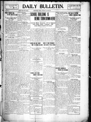 Daily Bulletin. (Brownwood, Tex.), Vol. 10, No. 213, Ed. 1 Thursday, June 23, 1910
