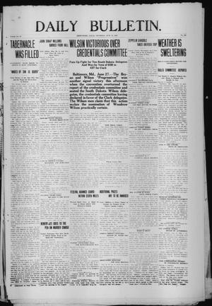 Daily Bulletin. (Brownwood, Tex.), Vol. 12, No. 212, Ed. 1 Thursday, June 27, 1912