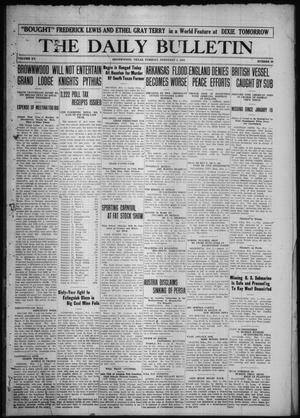The Daily Bulletin (Brownwood, Tex.), Vol. 15, No. 92, Ed. 1 Tuesday, February 1, 1916
