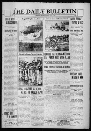 The Daily Bulletin (Brownwood, Tex.), Vol. 13, No. 250, Ed. 1 Wednesday, August 19, 1914