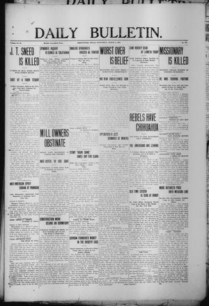 Daily Bulletin. (Brownwood, Tex.), Vol. 12, No. 115, Ed. 1 Wednesday, March 6, 1912