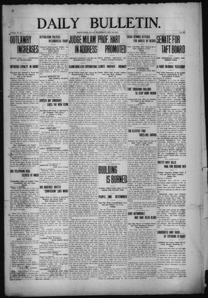 Daily Bulletin. (Brownwood, Tex.), Vol. 12, No. 235, Ed. 1 Wednesday, July 24, 1912