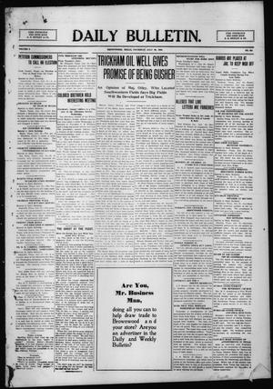 Daily Bulletin. (Brownwood, Tex.), Vol. 9, No. 245, Ed. 1 Thursday, July 29, 1909