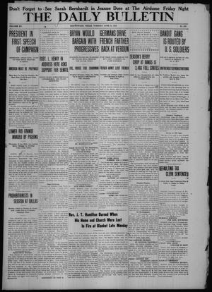 The Daily Bulletin (Brownwood, Tex.), Vol. 15, No. 206, Ed. 1 Tuesday, June 13, 1916