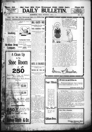 Daily Bulletin. (Brownwood, Tex.), Vol. 7, No. 199, Ed. 1 Wednesday, June 5, 1907