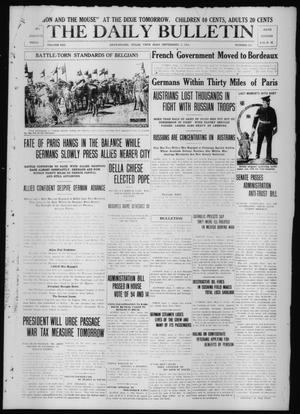 The Daily Bulletin (Brownwood, Tex.), Vol. 13, No. 263, Ed. 1 Thursday, September 3, 1914