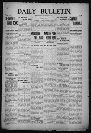 Daily Bulletin. (Brownwood, Tex.), Vol. 12, No. 238, Ed. 1 Saturday, July 27, 1912