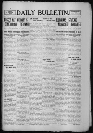 Daily Bulletin. (Brownwood, Tex.), Vol. 12, No. 250, Ed. 1 Saturday, August 10, 1912
