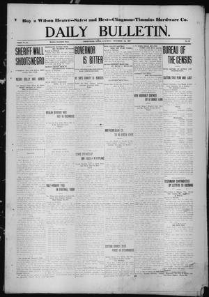 Daily Bulletin. (Brownwood, Tex.), Vol. 12, No. 31, Ed. 1 Saturday, November 25, 1911