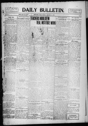 Primary view of object titled 'Daily Bulletin. (Brownwood, Tex.), Vol. 10, No. 58, Ed. 1 Thursday, December 23, 1909'.