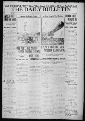 The Daily Bulletin (Brownwood, Tex.), Vol. 13, No. 251, Ed. 1 Thursday, August 20, 1914