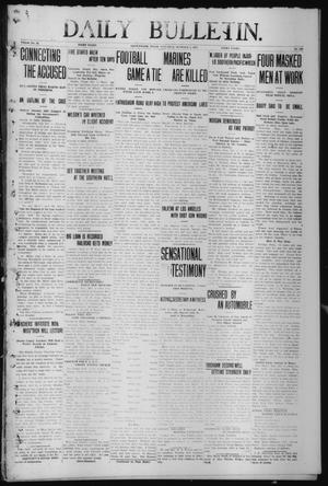 Daily Bulletin. (Brownwood, Tex.), Vol. 12, No. 296, Ed. 1 Saturday, October 5, 1912