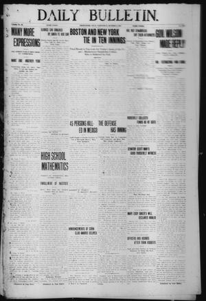 Daily Bulletin. (Brownwood, Tex.), Vol. 12, No. 299, Ed. 1 Wednesday, October 9, 1912