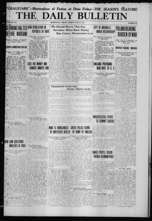 The Daily Bulletin (Brownwood, Tex.), Vol. 14, No. 242, Ed. 1 Tuesday, July 27, 1915