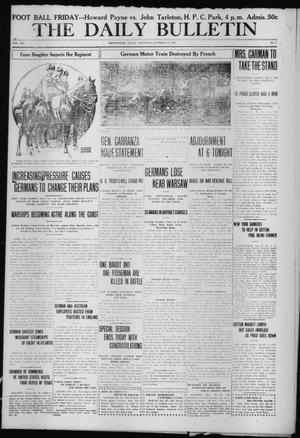 The Daily Bulletin (Brownwood, Tex.), Vol. 14, No. 7, Ed. 1 Thursday, October 22, 1914