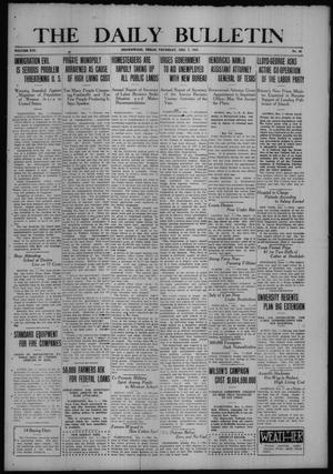 The Daily Bulletin (Brownwood, Tex.), Vol. 16, No. 45, Ed. 1 Thursday, December 7, 1916