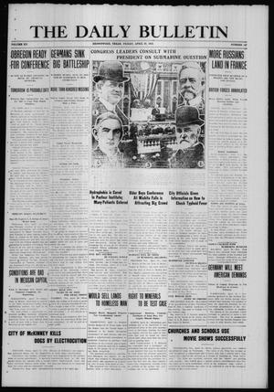 The Daily Bulletin (Brownwood, Tex.), Vol. 15, No. 167, Ed. 1 Friday, April 28, 1916