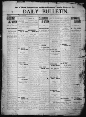 Daily Bulletin. (Brownwood, Tex.), Vol. 12, No. 26, Ed. 1 Monday, November 20, 1911