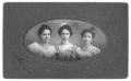 Photograph: Three Dark-Haired Beauties
