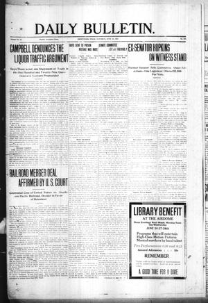 Daily Bulletin. (Brownwood, Tex.), Vol. 11, No. 213, Ed. 1 Saturday, June 24, 1911