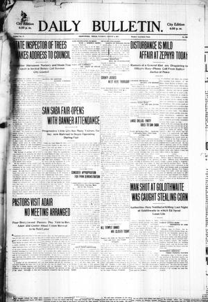 Daily Bulletin. (Brownwood, Tex.), Vol. 11, No. 250, Ed. 1 Tuesday, August 8, 1911