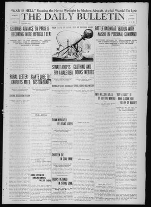 The Daily Bulletin (Brownwood, Tex.), Vol. 13, No. 266, Ed. 1 Monday, September 7, 1914