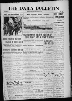 The Daily Bulletin (Brownwood, Tex.), Vol. 13, No. 273, Ed. 1 Tuesday, September 15, 1914