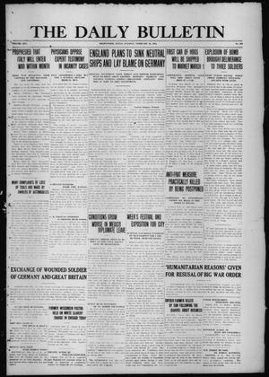 The Daily Bulletin (Brownwood, Tex.), Vol. 14, No. 105, Ed. 1 Tuesday, February 16, 1915