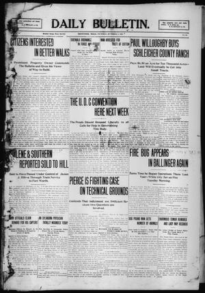 Daily Bulletin. (Brownwood, Tex.), Vol. 10, No. 40, Ed. 1 Thursday, December 2, 1909