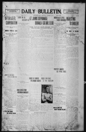 Daily Bulletin. (Brownwood, Tex.), Vol. 12, No. 317, Ed. 1 Wednesday, October 30, 1912