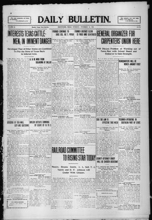 Daily Bulletin. (Brownwood, Tex.), Vol. 10, No. 28, Ed. 1 Thursday, November 18, 1909