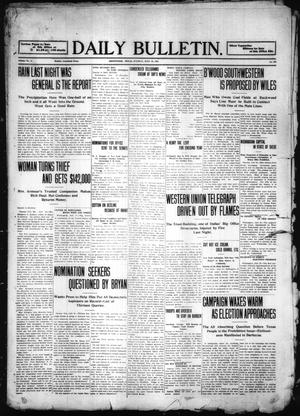Daily Bulletin. (Brownwood, Tex.), Vol. 11, No. 232, Ed. 1 Tuesday, July 18, 1911