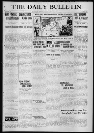 The Daily Bulletin (Brownwood, Tex.), Vol. 14, No. 145, Ed. 1 Sunday, April 4, 1915