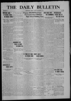 The Daily Bulletin (Brownwood, Tex.), Vol. 15, No. 277, Ed. 1 Tuesday, September 5, 1916