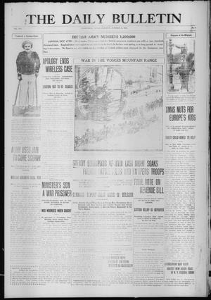 The Daily Bulletin (Brownwood, Tex.), Vol. 14, No. 3, Ed. 1 Saturday, October 17, 1914