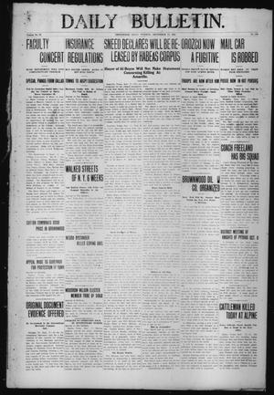 Daily Bulletin. (Brownwood, Tex.), Vol. 12, No. 280, Ed. 1 Tuesday, September 17, 1912