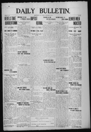 Daily Bulletin. (Brownwood, Tex.), Vol. 12, No. 277, Ed. 1 Friday, September 13, 1912