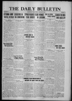 The Daily Bulletin (Brownwood, Tex.), Vol. 15, No. 109, Ed. 1 Monday, February 21, 1916