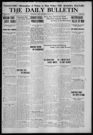 The Daily Bulletin (Brownwood, Tex.), Vol. 14, No. 243, Ed. 1 Wednesday, July 28, 1915