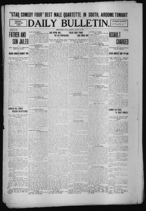 Primary view of object titled 'Daily Bulletin. (Brownwood, Tex.), Vol. 12, No. 257, Ed. 1 Monday, August 19, 1912'.
