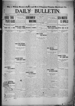 Daily Bulletin. (Brownwood, Tex.), Vol. 12, No. 19, Ed. 1 Saturday, November 11, 1911
