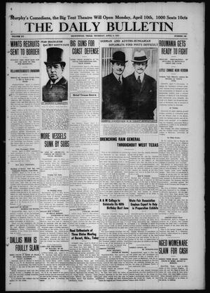 The Daily Bulletin (Brownwood, Tex.), Vol. 15, No. 148, Ed. 1 Thursday, April 6, 1916