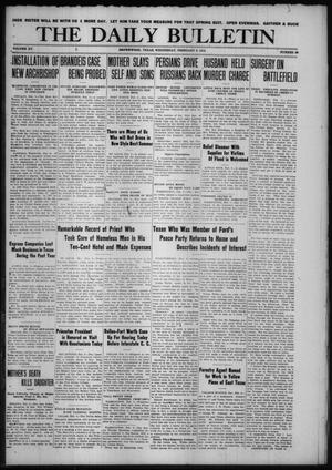 The Daily Bulletin (Brownwood, Tex.), Vol. 15, No. 99, Ed. 1 Wednesday, February 9, 1916