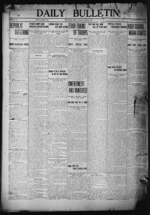 Daily Bulletin. (Brownwood, Tex.), Vol. 12, No. 118, Ed. 1 Saturday, March 9, 1912
