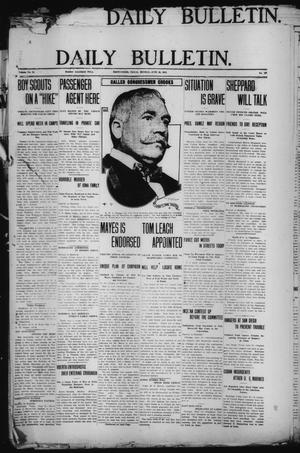 Daily Bulletin. (Brownwood, Tex.), Vol. 12, No. 197, Ed. 1 Monday, June 10, 1912